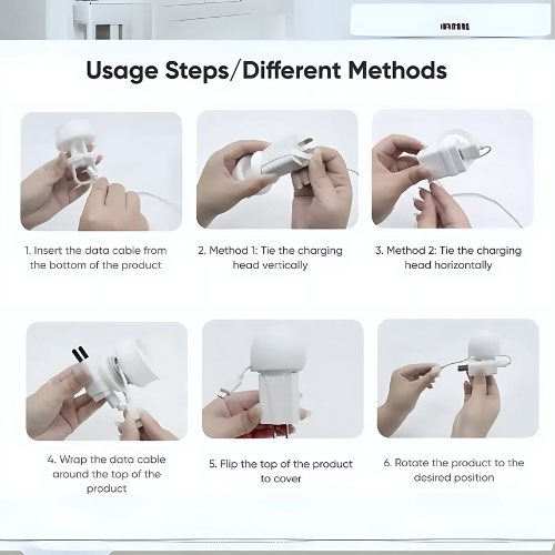 Wrapzy - Silicone Data Cable Organizer