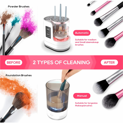 Exclusive Wisper Electric Makeup Brush Cleaner