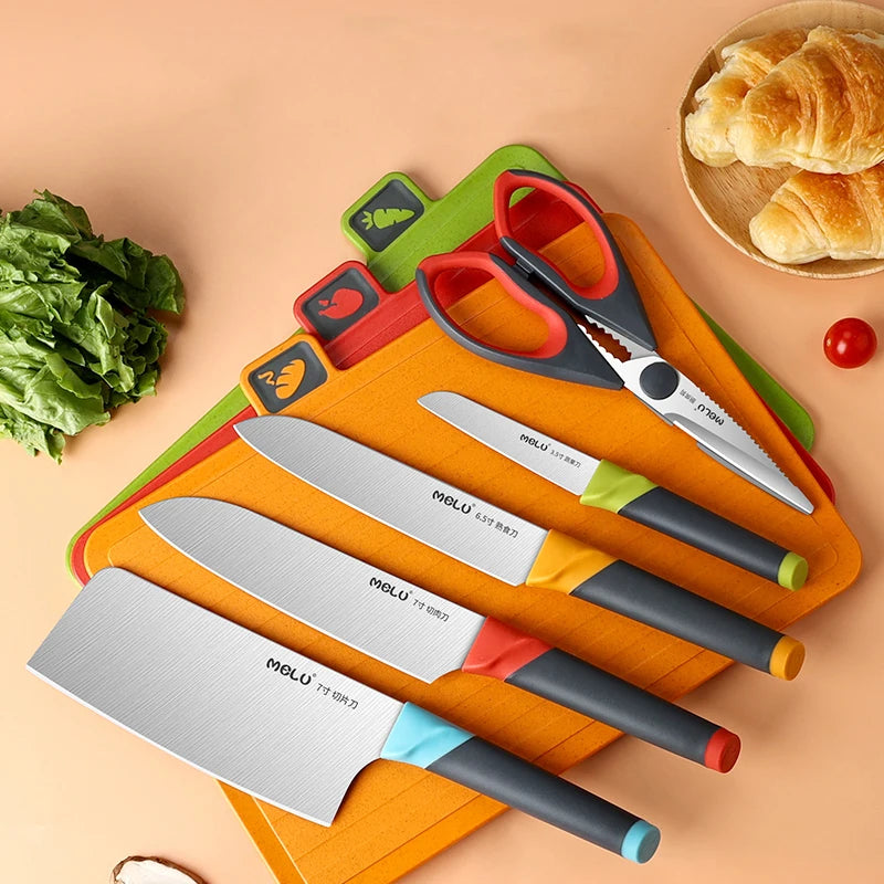 Kitchen Sorted Knife Set & Dryer Holder