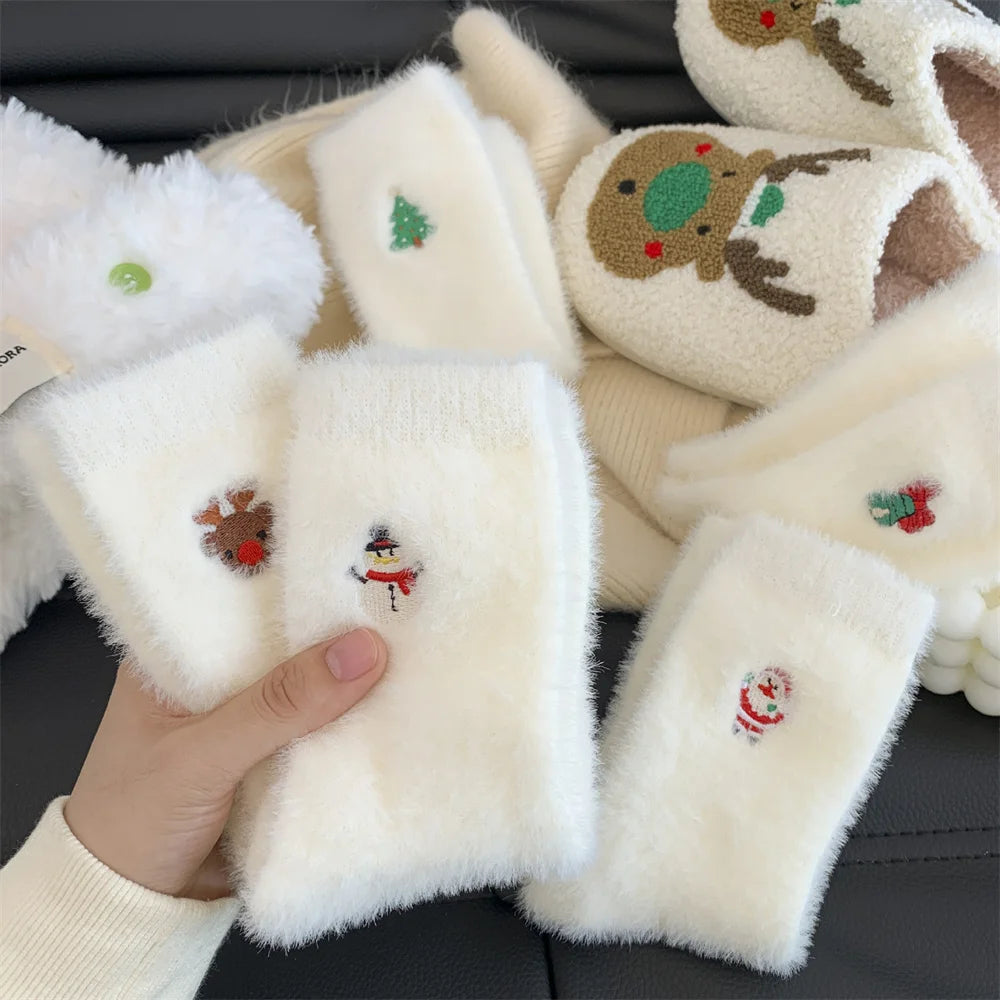 Snowflake Snugs Socks