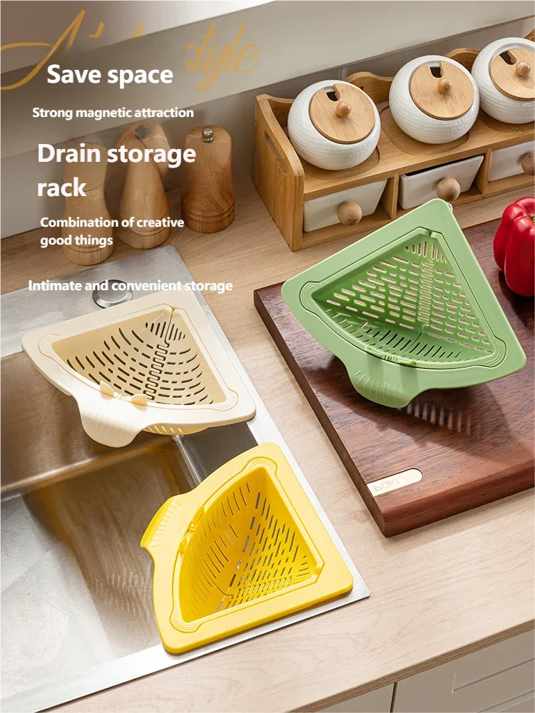 Kitchen Magnetic Sink Strainer Basket