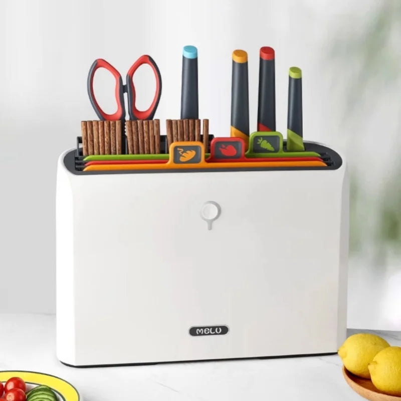 Kitchen Sorted Knife Set & Dryer Holder