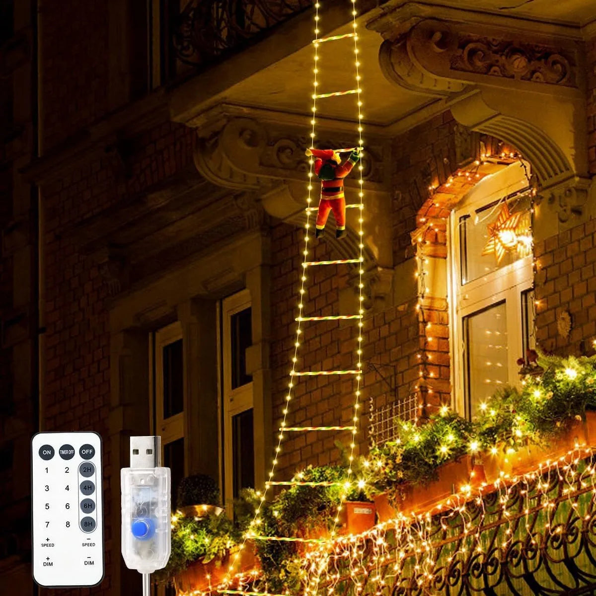 LumiClaus™ – The Climbing Santa Light