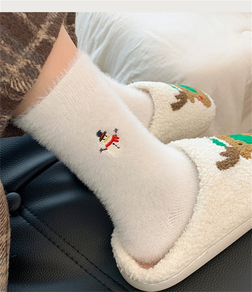 Snowflake Snugs Socks