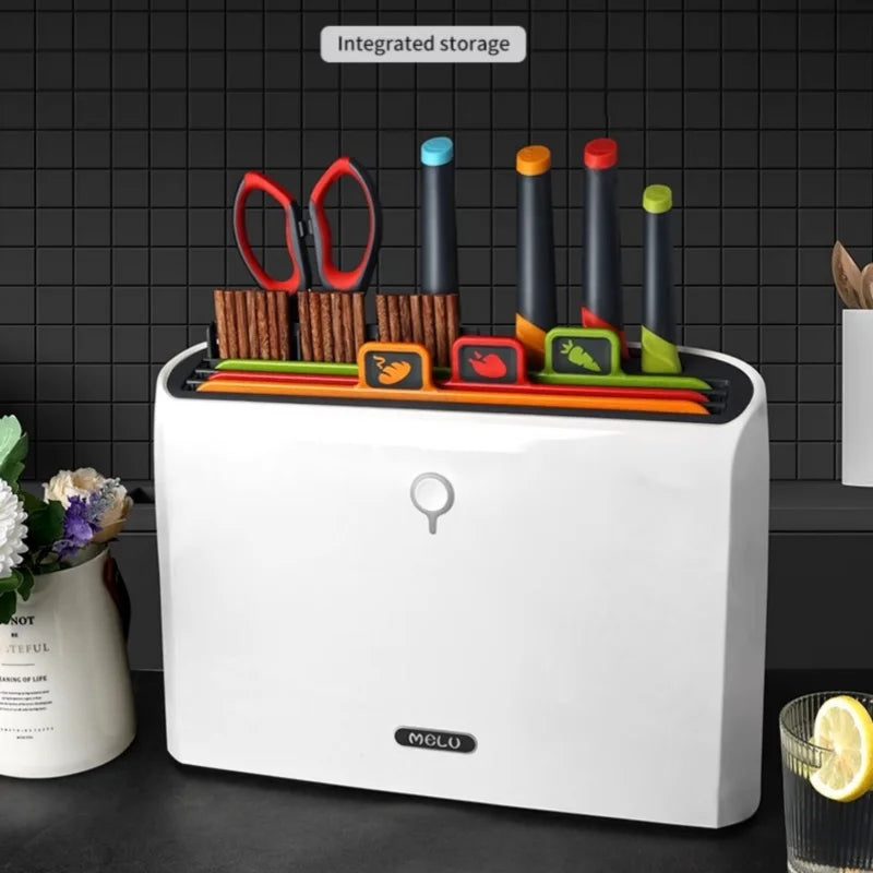 Kitchen Sorted Knife Set & Dryer Holder